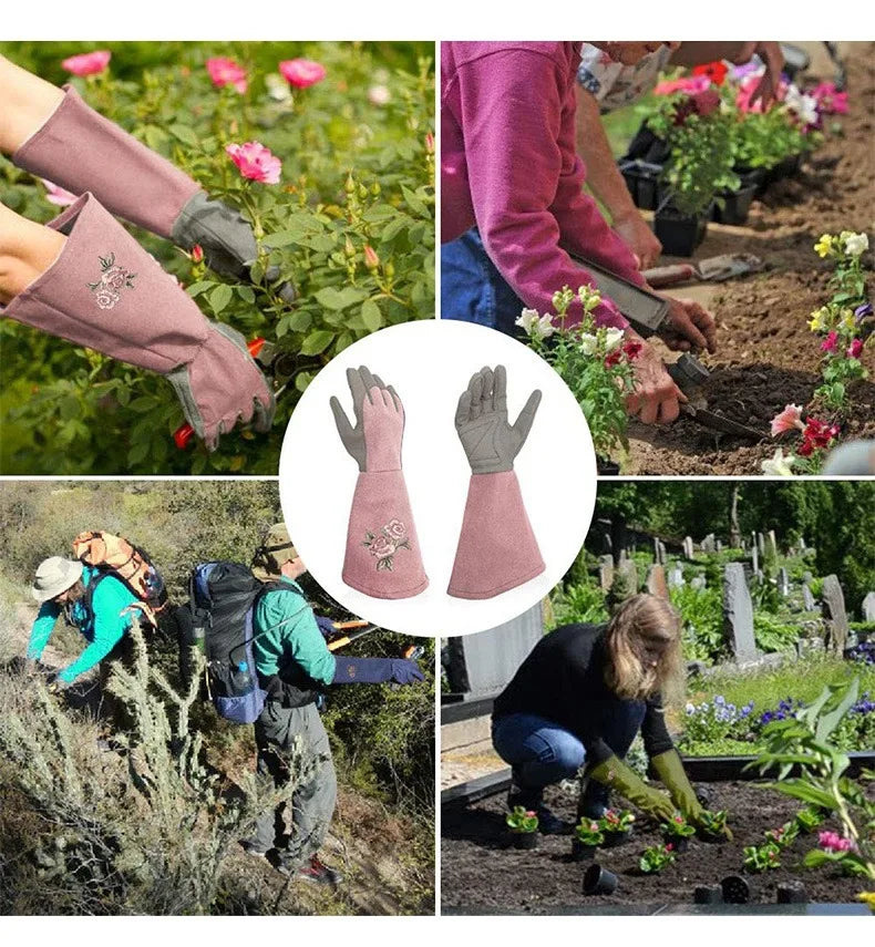 Long SUPER Protective Gardening Gloves