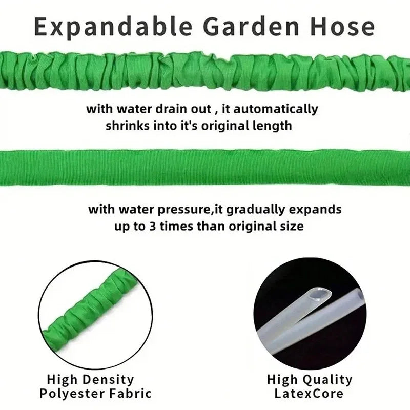 Expandable Garden Hose – Lightweight, Durable & Easy to Store