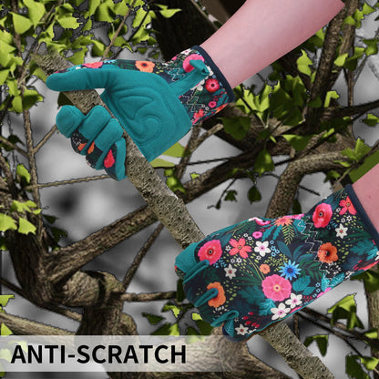 Women's Breathable Leather Gardening Gloves – Prickle-Proof & Comfortable