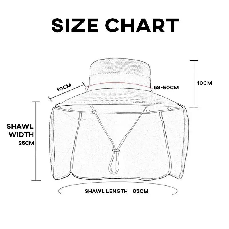 Gardening Hat with Neck Guard – Sun Smart & Practical