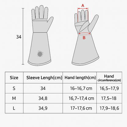 Long SUPER Protective Gardening Gloves